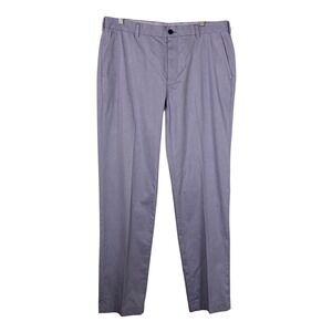 Brooks Brothers Clark Light Blue Chino Pants Mens 36x32 Flat Front Supima Cotton